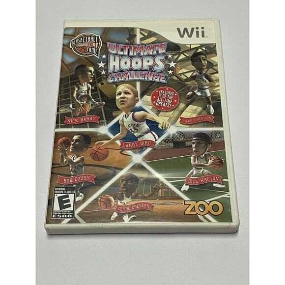 Basketball Hall-Of Fame Ultimate Hoops Challenge Nintendo Wii Game Complete Game - Picture 1 of 3